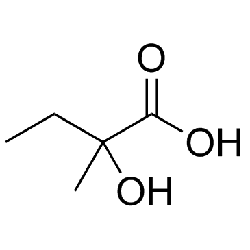 2-羟基-2-甲基丁酸结构式