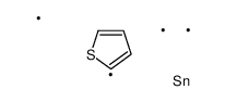 三甲基(噻吩-2-基)锡烷结构式