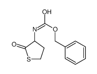 benzyl N-(2-oxothiolan-3-yl)carbamate结构式