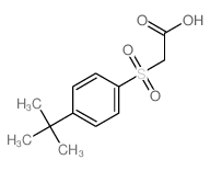 2-(4-tert-butylphenyl)sulfonylacetic acid结构式