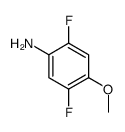 2,5-二氟-4-甲氧基苯胺结构式