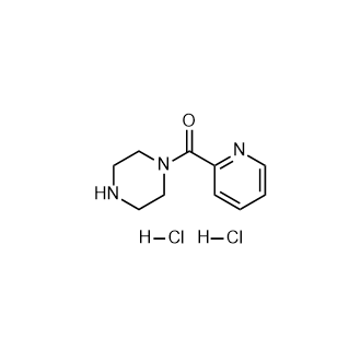 哌嗪-1-基(吡啶-2-基)甲酮二盐酸盐结构式