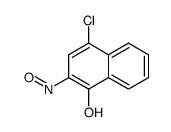 4-chloro-2-nitrosonaphthalen-1-ol Structure