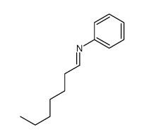 N-heptylideneaniline结构式