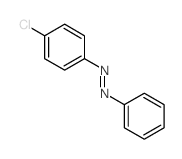 Azobenzene, 4-chloro-结构式