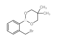 2-(溴甲基)苯硼酸新戊二醇酯结构式