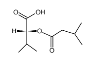(R)-α-(isovaleroxy)isovaleric acid结构式