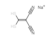Ethane(dithioic) acid,dicyano-, ion(1-), sodium, sodium salt (9CI)结构式