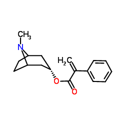 8-Methyl-8-azabicyclo[3.2.1]oct-3-yl atropate Structure