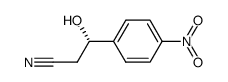 (S)-3-hydroxy-3-(4'-nitrophenyl)propanenitrile Structure