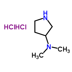 3-(二甲胺基)吡咯烷双盐酸盐结构式