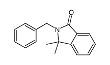 2-benzyl-3,3-dimethylisoindol-1-one Structure