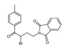 2-[3-bromo-4-(4-methylphenyl)-4-oxobutyl]isoindole-1,3-dione Structure