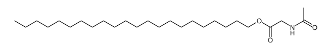 N-acetyl-glycine docosyl ester结构式