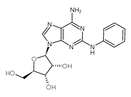 2-苯基氨基腺苷结构式