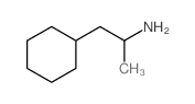 1-环己基-2-丙胺结构式