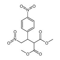 dimethyl 2-[2-nitro-1-(4-nitrophenyl)ethyl]propanedioate结构式