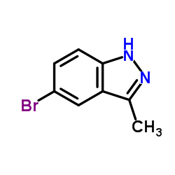 5-溴-3-甲基-1H-吲唑结构式