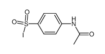 N-acetyl-sulfanilyl iodide Structure