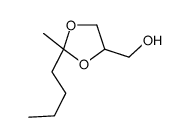 2-Butyl-2-methyl-1,3-dioxolane-4-methanol结构式