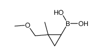 [(1S,2R)-2-(methoxymethyl)-2-methylcyclopropyl]boronic acid Structure