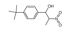 2-nitro-1-(p-tert-butylphenyl)-1-propanol结构式