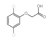 2,5-Dichlorophenoxyacetic acid Structure