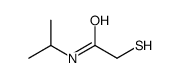 N-propan-2-yl-2-sulfanylacetamide结构式