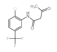 N-[2-chloro-5-(trifluoromethyl)phenyl]-3-oxo-butanamide结构式