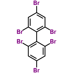 2,2,4,4,6,6-六溴联苯结构式