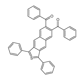(6-benzoyl-1,3-diphenylbenzo[f][2]benzothiol-7-yl)-phenylmethanone结构式