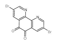 1,10-Phenanthroline-5,6-dione,3,8-dibromo Structure