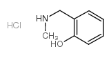 2-hydroxy-n-methylbenzylamine hydrochloride Structure
