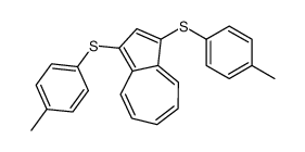 1,3-bis[(4-methylphenyl)sulfanyl]azulene结构式
