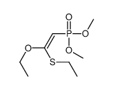 2-dimethoxyphosphoryl-1-ethoxy-1-ethylsulfanylethene Structure