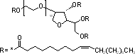 聚氧代乙烯山梨聚糖四油酸酯结构式