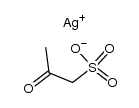 silver(I) 2-oxopropane-1-sulfonate Structure