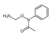 acetanilide, mono(aminomethoxy) derivative structure