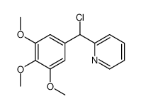 2-[chloro-(3,4,5-trimethoxyphenyl)methyl]pyridine Structure