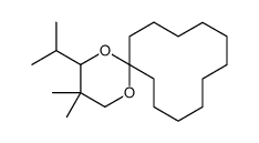 3,3-dimethyl-4-propan-2-yl-1,5-dioxaspiro[5.11]heptadecane Structure