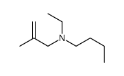 N-ethyl-N-(2-methylprop-2-enyl)butan-1-amine结构式