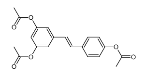 acetyl-trans-resveratrol Structure