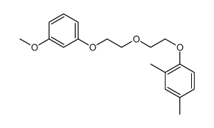 1-[2-[2-(3-methoxyphenoxy)ethoxy]ethoxy]-2,4-dimethylbenzene Structure