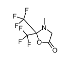 3-methyl-2,2-bis(trifluoromethyl)-1,3-oxazolidin-5-one Structure