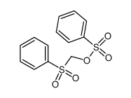 (phenylsulfonyl)methyl benzenesulfonate Structure