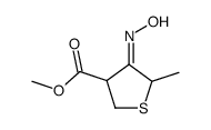 3-Thiophenecarboxylicacid,tetrahydro-4-(hydroxyimino)-5-methyl-,methyl structure