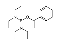 N-[diethylamino(1-phenylethenoxy)boranyl]-N-ethylethanamine结构式