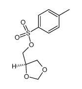 1-O-tosyl-2,3-O-methylidene-D-glycerol Structure