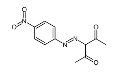 3-[(4-nitrophenyl)diazenyl]pentane-2,4-dione Structure