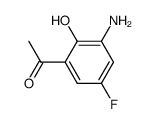 3-amino-5-fluoro-2-hydroxyacetophenone结构式